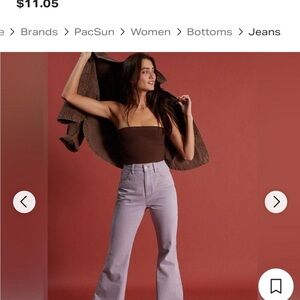 PacSun Women's Lavender Jeans
